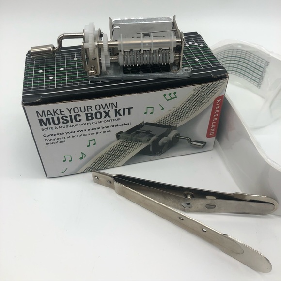 Make Your Own Music Box with Tool Kit Set Kikkerland Music Box Kit DIY Project - Picture 8 of 8